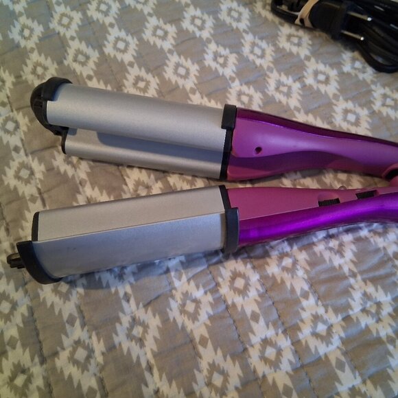 Bed Head Swerve Curve Hair Iron Waver / Wand | 2 Tools in 1 Beach Tousled Waves - Picture 6 of 6